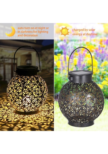 Tomshine Açık Güneş Fener Işık Delikli-out Tasarım 2 Adet