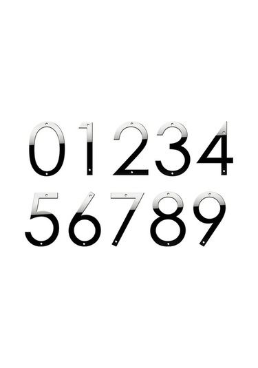 Fortunelane 5 İnç Paslanmaz Çelik 3d Ev Numara Sayı 3 - Siyah Kaplama, Hava Ve Sıcaklık Dayanıklı Modern Ev İmzası