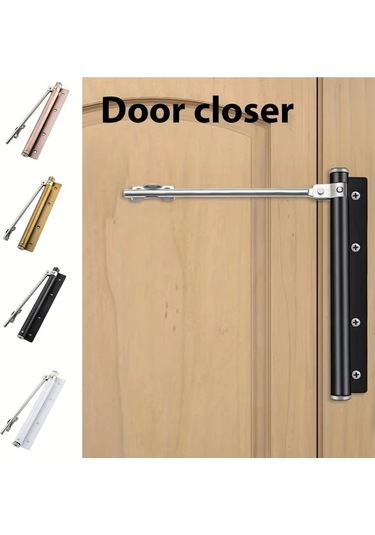 Dashanshop Beyaz Çok Renkli Otomatik Kapı Kapatıcı - Yumuşak Ve Sessiz Geri Dönüş Mekanizması