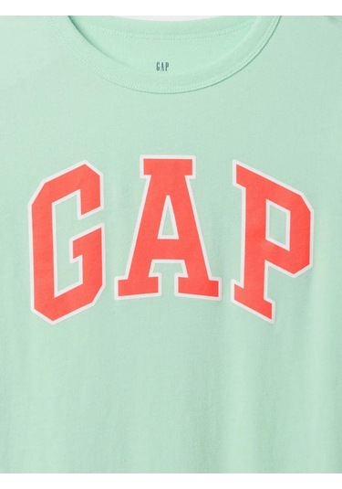 Erkek Çocuk Grafikli T-shirt Su Yeşili-5993 Yeşil