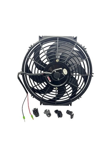 12v Fan Motoru Emici Aksiyel 11 " Helis Dış Çap 320 Mm