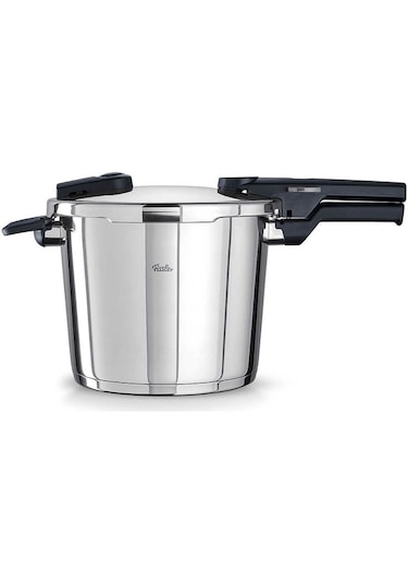 Fissler - Vitaquick Glossy 6 Litre Düdüklü Tencere + Tava Set