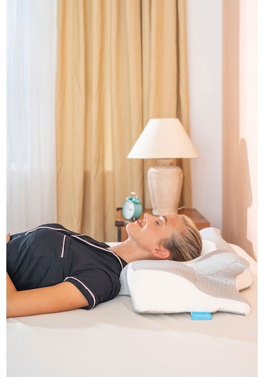 Visco Nox Omuz Ağrısı Önleyici Ortopedik Visko Yastık 64 38 12,5cm Beyaz