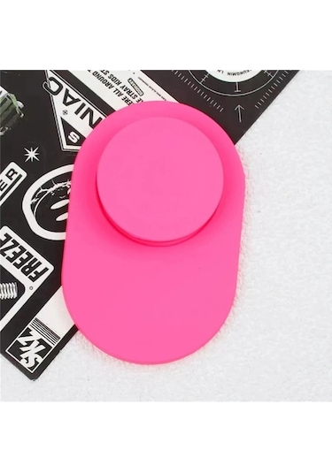 My Topped İphone Uyumlu Magsafe Manyetik Oval Tutucu - 3d Düz Renk, Griptok Kavrama, Kablosuz Şarj Standı Distribütör Garantili