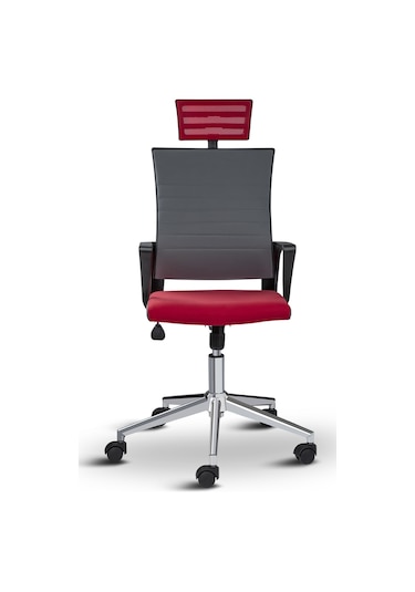 Asbir Mobilya Rigel Başlıklı Metal Ayaklı Çalışma Koltuğu Ofis Sa