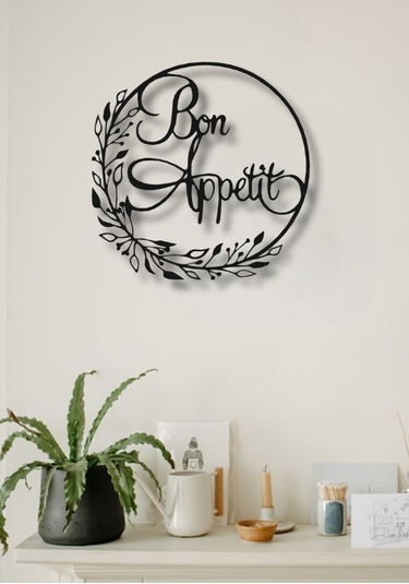 Bone Appetit Metal Duvar Dekoru