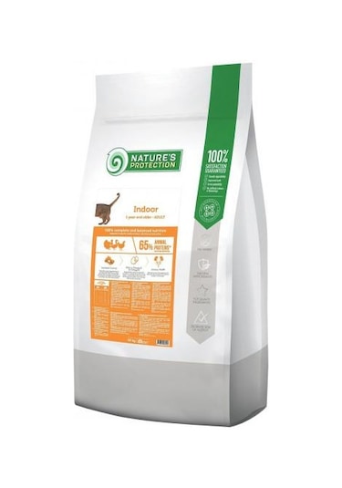 Nature's Protection Indoor Düşük Tahıllı Kümes Hayvanlı Yetişkin Kedi
Maması 18 Kg