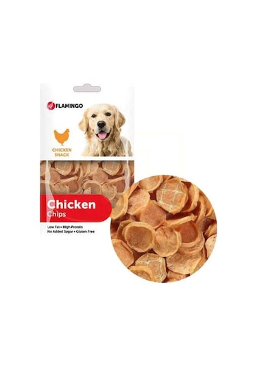 Flamingo Chicken Chips Tavuklu Cips Köpek Ödülü 85 G