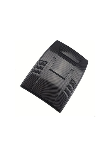 Xuweiwei Black 1 Parça Araç Motor Kapağı Hava Girişi Örtüsü Modifiye Ve Dekorasyon Aksesuarı