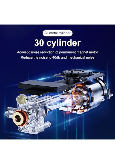 Xiyyadms Taşınabilir Akıllı Dijital Hava Basınçlı Elektrikli Şişirme Pompası - Araçlar Ve Şişme Yataklar İçin