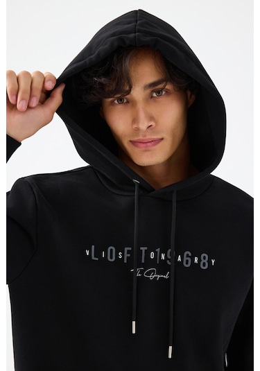 Loft Lf2041023 Erkek Sweatshirt Siyah