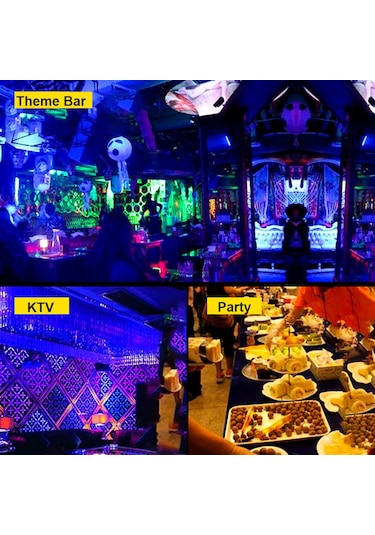 Teltree Renkli Neon Işık Maskesi: Parti, Halloween Ve Kostüm Etkinlikleri İçin Led Aydınlatmalı Yüz Maskesi Mor