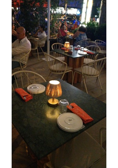 Rafya&hasır Masaüstü Led Kablosuz Pilli Eskitme Gold Saçaksız Eskitme Gold