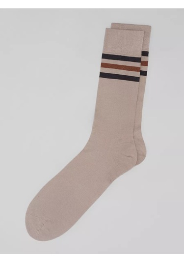 Henderson Çizgili Günlük Çoraplar 197668961 Bej