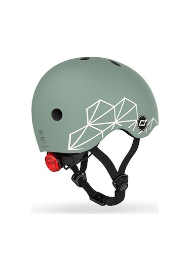 Scoot And Ride Lifestyle Bebek Kaskı Xxs-s Green Lines 181206-96562