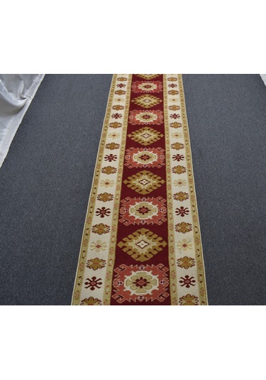 Zehra Abla Halı Yeni El Dokuma Nadir 13 Göbekli Bozalan Milas Yolluk Yün Halı 5812 Çok Renkli