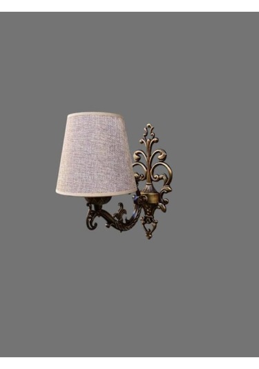 Tekli Elbe Aplik Eskitme Kahve Rengi Şapkalı Kahverengi