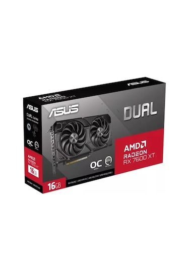 Asus Dual Radeon RX 7600 XT OC Edition 16 GB 128 Bit Ekran Kartı