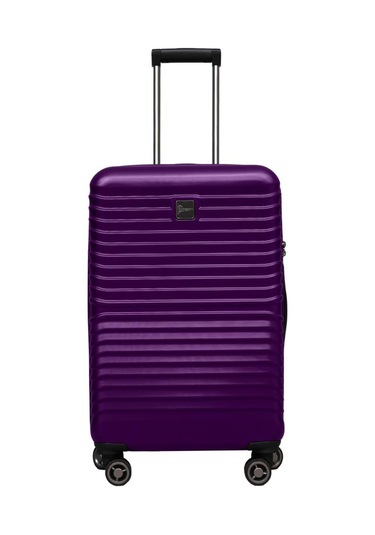 Orta Boy %100 Polikarbon Valiz Mürdüm 1811 Mürdüm