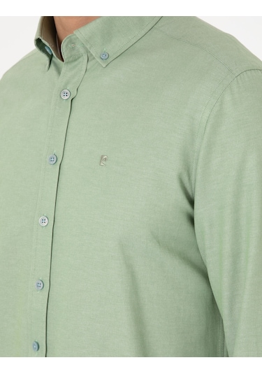 Pierre Cardin Erkek Çağla Gömlek Desenli 50306996-vr016 Çağla