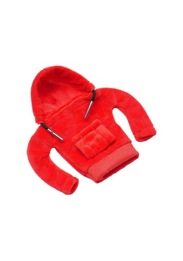 Suntek Kapşonlu Kapak Otomatik Vites Kolu Topuzu Kapağı Kırmızı