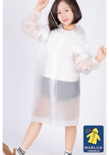 Marlux Beyaz Çocuk Yağmurluk Marcygm006 Beyaz