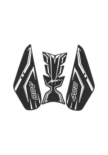 Mufunye Kawasaki Z400 Nınja 400 2017-2021 Beyaz Tank Anti Kayma Sticker - Friction Artırır, Kontrolü Güçlendirir, Zirve Stabilitesi Sağlar