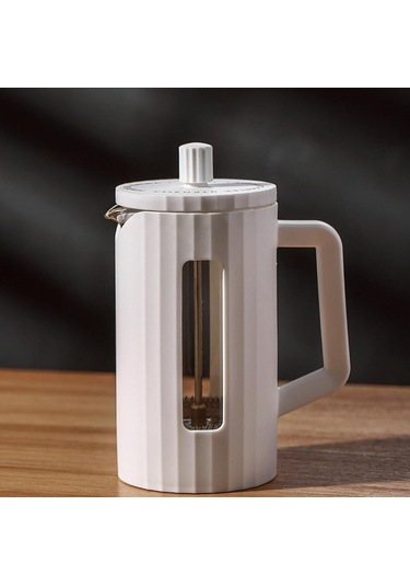 Suntek Kahve Dükkanı Ev Ofisi Için Fransız Makinesi Çay Beyaz Beyaz