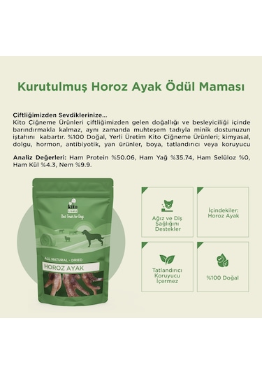 Kito Horoz Ayak Yetişkin Köpek Ödül Maması 100 G