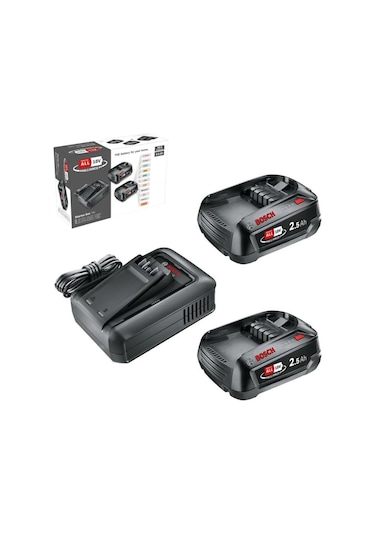 Bosch Başlangıç Seti 18v 2x2.5 Ah+al 18v-44