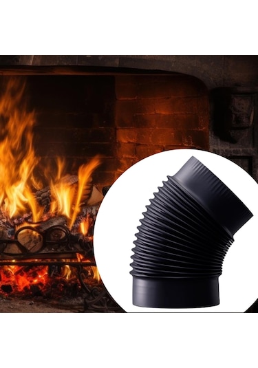 Suntek 45 Derece Dirsek Boru Baca Egzoz Borusu Sobalar S