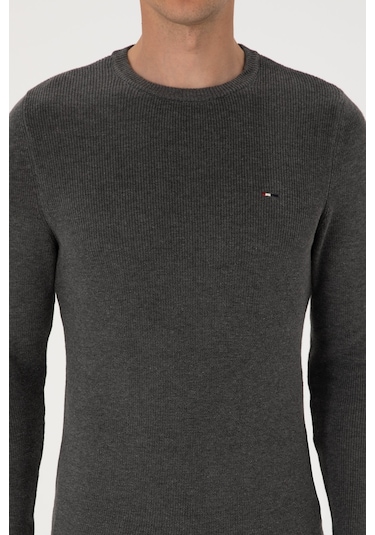 U.s. Polo Assn. Erkek Antrasit Melanj Kazak /triko 50313667-vr081 Antrasit Melanj