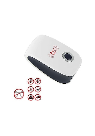 2x Electronic Pest Reject Ultrasound Mouse Cockroach Repeller Device Insect Rats Spider Mosquito Killer Pest Control Household Pest