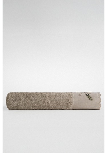 Ecocotton Derin Bej %100 Organik Pamuk Yüz Havlusu 50 90 Cm Bej