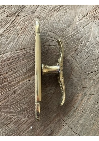 Dmr Gold Sarı Ahşap Pencere Kolu Pirinç Ahşap Pencere Mandalı