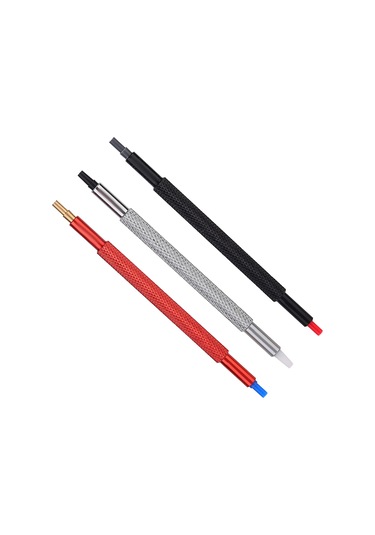 Lemestar Saat Tamiri Aleti 7404: 3'lü Paslanmaz Çelik İğne Takıcı Seti, 5 Farklı Delik Boyutu İle Saat İğnelerini Çizgiyi Çizmeden Güvenli Bir Şekilde Tak