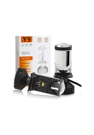 Carub Y9 H4 Bi-xenon Mercekli Ampul Süper Beyaz 36-50w/5000-8000lm/6000k Br0410318