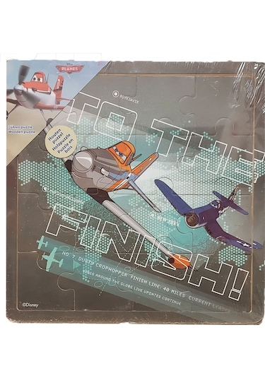 Ahşap Disney Uçaklar 16 Parça Puzzle