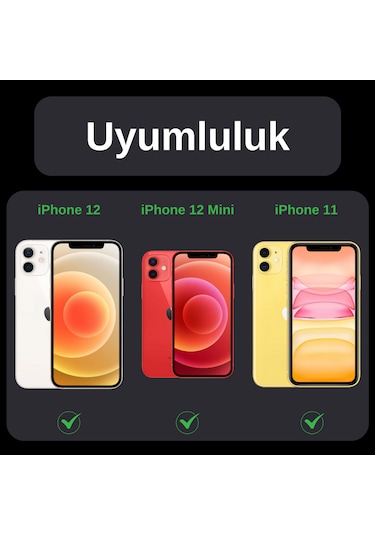 Safeus Safir Temperli Kamera Lens Koruyucu Apple Uyumlu iPhone 12 Ve Mini İle Mor