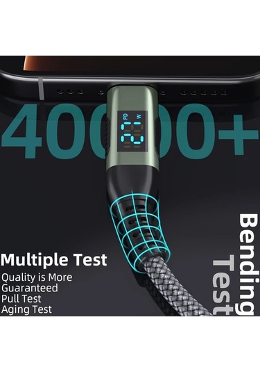 Brightnova Usb C Lightning Kablosu 5 Parça Mavi Yeşil Siyah 2m 6 6ft 78in Hızlı Şarj İphone 14 13 12 11 X Xs Xr 8 Plus İpad Uyumlu