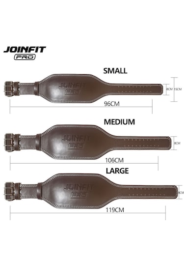 Joınfıt Pro Ağırlık Kemeri-%100 Hakiki Deri Fitness Ve Vücut Geliştirme Bel Kemeri Small