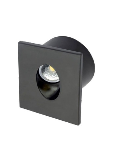 Ct-5179 3w Koridor Led Armatür 6400k Beyaz Işık Siyah Kasa Diğer