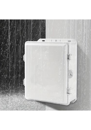 Fastbuy Su Geçirmez Elektrik Kutusu - 400x300x120mm - Dayanıklı Bağlantı Kasiyesi - Duvar Montajlı