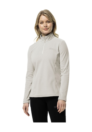 Jack Wolfskın Jack Wolfskın Kadın Polar Taunus Hz Krem Yarım Fermuar 5609 Krem