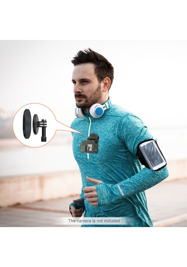 Vkemall Uurıg Bh-06 Manyetik Boyun Tutucu: Hareketli Kamera/ Telefon İçin 5kg Yük Kapasitesi, Açı Ayarlı, Hızlı Kurulum, Gopro/djı/ınsta360 Uyumlu