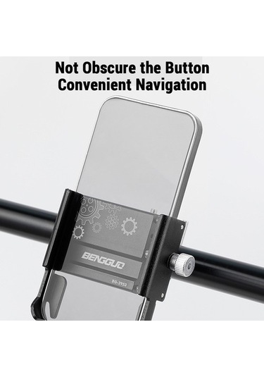 Voguecode Al Alüminyum Döner Cep Telefonu Tutucu Siyah Yok Havalandırma R6jmbb