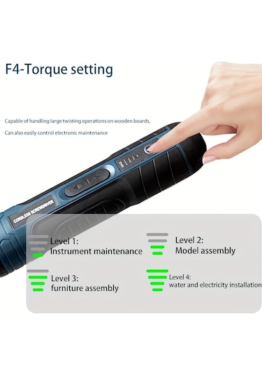 Tcherchi LH13268 3.6 V Lityum Akülü Tornavida Seti