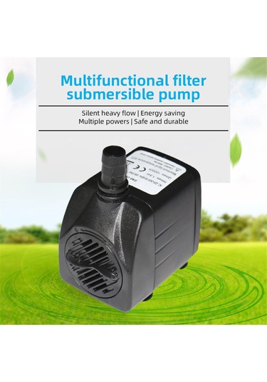 Mufunye Sm-068 Taşınabilir Mini Su Pompası - 1000l/h Akış, 1.5m Yükseklik, Ayarlanabilir Debili Akvaryum Ve Bahçe Pompası