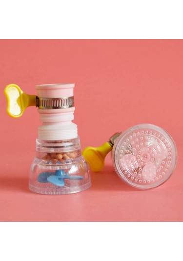 Springsun Mutfak İçin Pratik Döner Su Arıtma Filtresi - Maifan Taşlı Su Tasarrufu Duş Başlığı Diğer