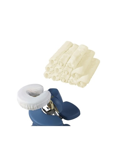 Ganzhoushop Yüz Suntek Masası Masaj Kapakları Kafalık Beşik Krem 12 Adet